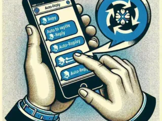 "Step-by-step guide on setting up auto-replies in Instagram DMs, featuring a screenshot of the Instagram app interface showing auto-reply settings."