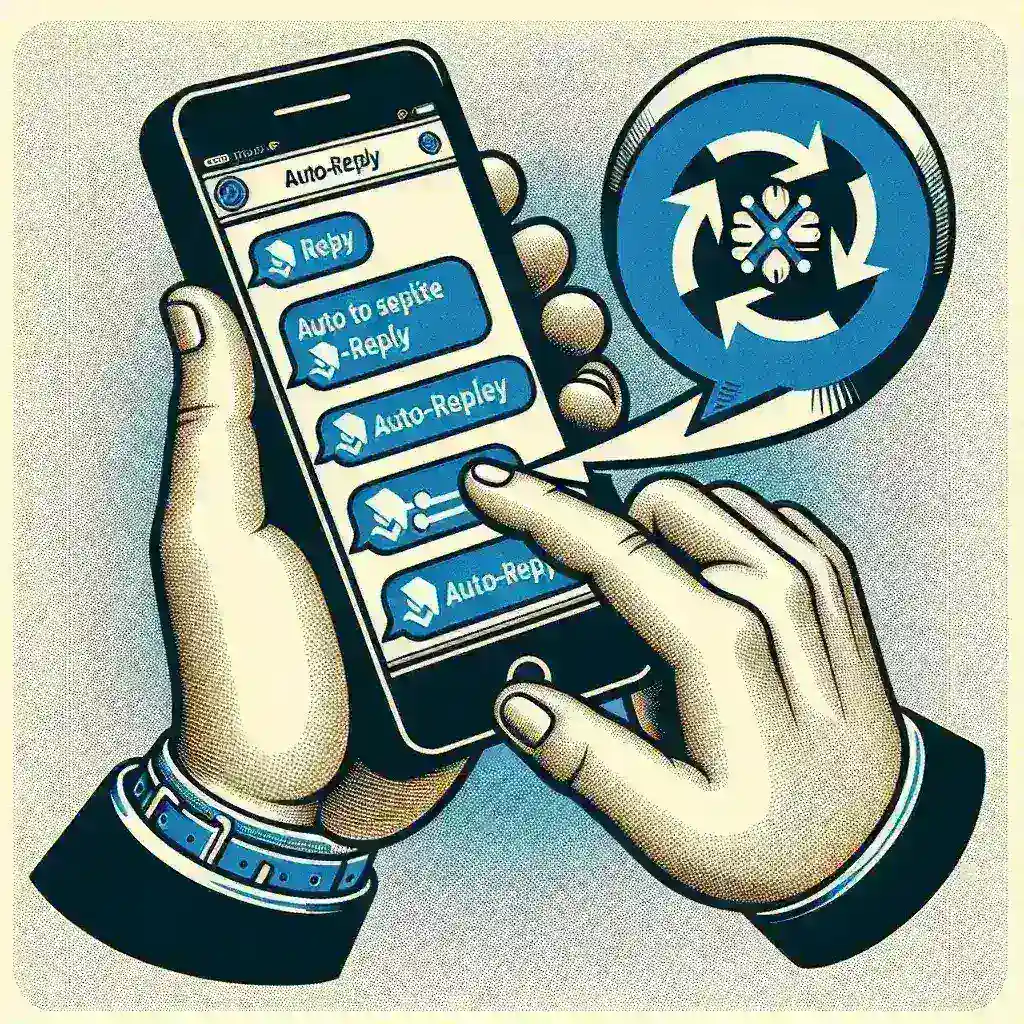 "Step-by-step guide on setting up auto-replies in Instagram DMs, featuring a screenshot of the Instagram app interface showing auto-reply settings."
