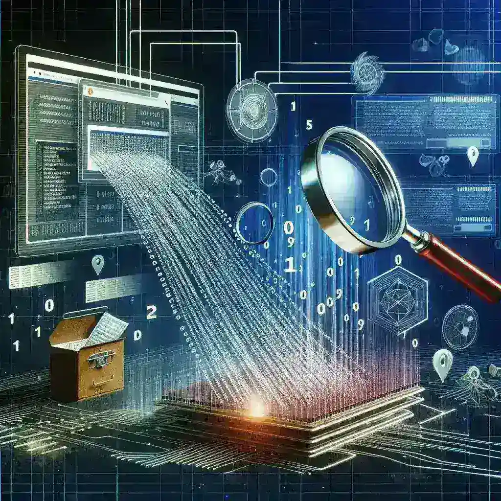 "Illustration of dynamic web table scraping process, showcasing code snippets and data extraction tools for effective web page analysis in an article titled 'How to Scrape Dynamic Tables from Web Pages: A Comprehensive Guide for Data Extraction'."